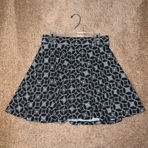 Geometric Mini Skirt